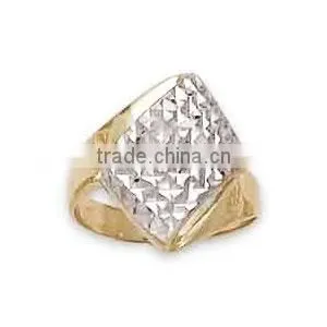 Gold & Silver Plated Ring, Two Tone Rings thumbnail-1