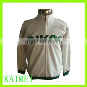 Wholesale Mens Cotton Zipper Sweatshirt no Hoods thumbnail-1