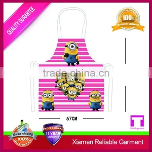 Hot Sale Carton Printed Stripe Cheap Bulk Wholesale Aprons thumbnail-1