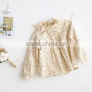 Child Clothes 1-7 Years New 2017 Wholesale Autumn Full Sleeves Girls Kids Solid Blouse (pick Size) Baby Wear Clothes thumbnail-3