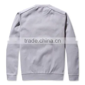2016 Latest Design Wholesale Fleece Crew Neck Custom Mens Sweatshirt thumbnail-3