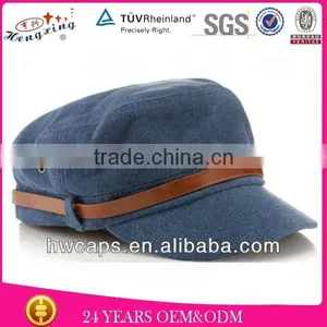 Jean Fanshion Leather Patch Military Hat Patterns thumbnail-1
