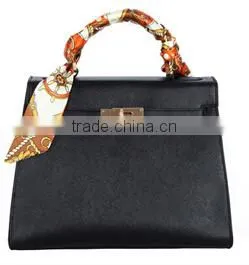 DY0034Z Europea Fashon Ladies Scarf Tote Handbag thumbnail-4