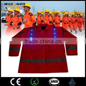 Led Safety Reflective Red Jacket Security Uniform thumbnail-1