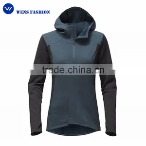 Women's Hybrid Training Jacket Fleece Sweatshirt For Women Zipper Jacket Sweatshirt With Hood thumbnail-1
