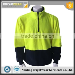 Polyester Fleece Contrast Refllective Jacket Safety Sweatshirt Meet AS/NZ 1906.4:2010 thumbnail-1