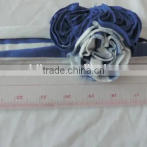 Boutique Stretch Hairbands for Baby Girls Cheap Remake Elastic Sport Stripe Headbands for Children Flower Hairwear thumbnail-2