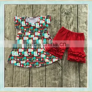 Most Fashional Wholesale Girl Boutique Outfit Set New Arrival Back to School Sets Photo Design thumbnail-3