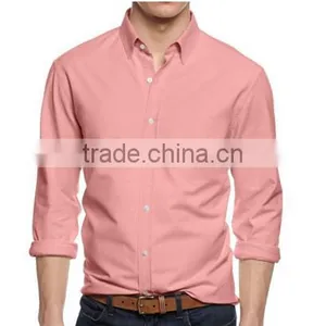 Plain Design Extra Soft New Style Slim Fit Mens Casual Dress Shirt thumbnail-4