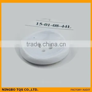 Pearl White Ladies Fur Coat Button thumbnail-2