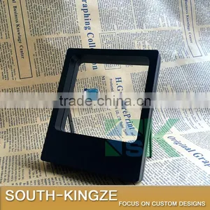 11x9cm Black Square ABS Plastic Display Stand for Earring, Necklace, Pen thumbnail-4