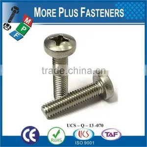Made In Taiwan DIN 7985 Cross Recessed Raised Fillister Head Screw DIN 7985 thumbnail-3