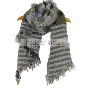 Fashion EU Stars and Stripes Winter Women Scarf and Shawl 2017 thumbnail-4