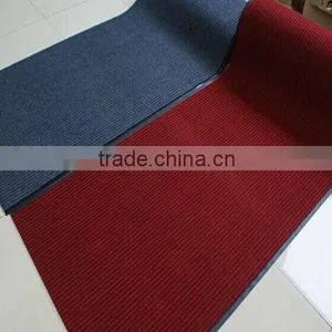 Red Gray Blue Green Color Plain Shaggy Stripe Jacquard Exhibition/Hotel 100% PE Carpet 1-4m Width thumbnail-4