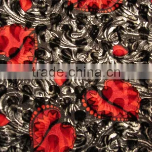 New Style 100 Polyester Printed KS Velour Fabric thumbnail-1