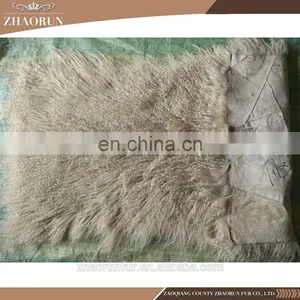 100% Real Factory Price Mongolian Lamb Fur Plate for Garment thumbnail-2