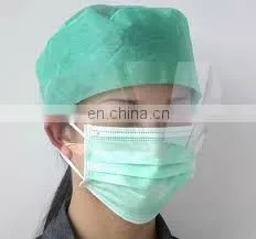 Disposable Nonwoven Mask With Plastic Shield thumbnail-3