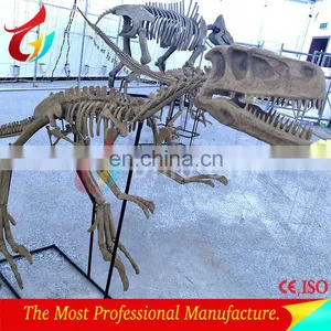 3m Length Life Size Fibrglass Realistic T-rex Dinosaur Fossils thumbnail-1