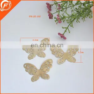 Fashion Gold Butterfly Handbag Metal Trim for Garment thumbnail-1