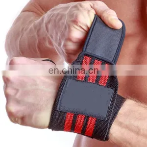 Wrist Wrap Valcro for Men Weightlifting / Wrist Support Braces for Weight Lifting Wrist Wrap thumbnail-1