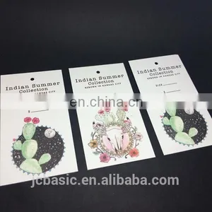 Wholesale New Design Art Paper Printing Cheap Custom Hang Tags thumbnail-3
