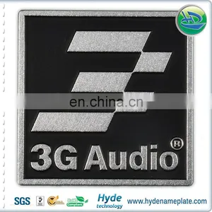 3D Brand Logo Diamond Cut Metal Nameplates,logo Embossed Aluminum/stainless Steel Label Name Plate thumbnail-6