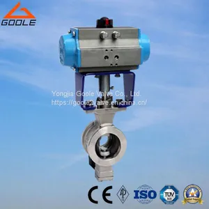 ZSHV Wafer Type Pneumatic V-Port Ball Valve/V-Port Control Valve thumbnail-1