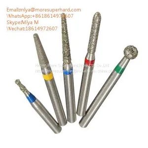 Dental Diamond Burs for Dental Surgeries Polishing Miya@moresuperhard.com thumbnail-4