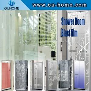 K005 Bathroom Waterproof Transparent Window Film thumbnail-2