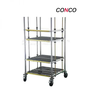 Esd Smt Pcb Autobody Parts Storage Carts Trolley thumbnail-1