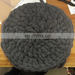 100% Polyester Big Ball Yarn Roving Yarn for Hand Knitting thumbnail-6