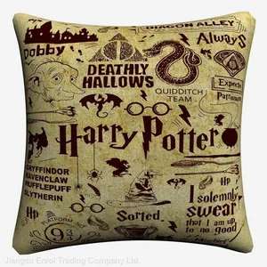 Decorative Harry Style Cushion Cover Cotton Linen Pillowcase thumbnail-4
