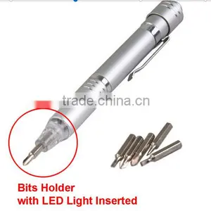 Factory Logo Printed Mini Pocket Multi-function Precise Screwdriver Pen Light thumbnail-5