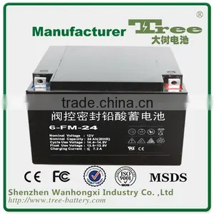 Manufacturer Long Life Valve Regulated Sealed Lead Acid Battery UPS Battery 12V 26AH thumbnail-1