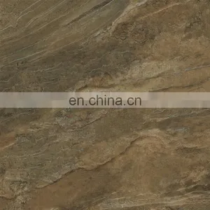 Brown Color Amazing Infinite Connect Design New Age Design Tile in Tile Market Polished Surface Porcelain Floor Tile thumbnail-1