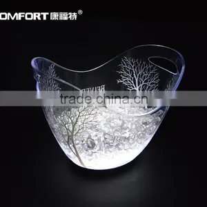 Led Lighting Belvedere Vodka Bottle Ice Bucket Factory Price thumbnail-2