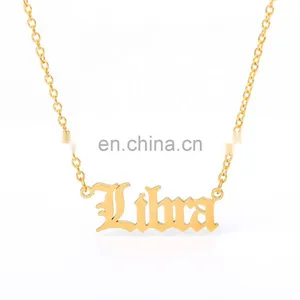 Fall 2020 Fashion Personalized Stainless Steel Custom Name Jewelry Custom Letter Women Pendant Necklace thumbnail-1