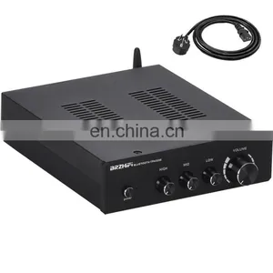 Assembled Silver/Black 300Wx2 TPA3255 DAC HiFi Home Power Amplifier With Tone Control Preamp thumbnail-2