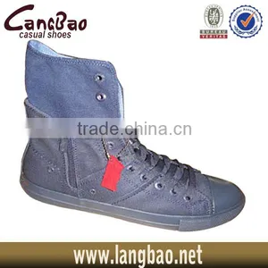 2014high Ankle Men Canvas Shoes,wholesale Plimsoll Canvas Shoes thumbnail-1