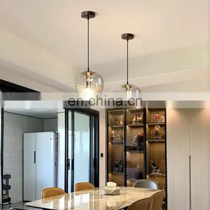 Medieval Bauhaus Glass Chandelier Nordic Designer Restaurant Decor Hanging Lamp Modern Minimalist LED Pendant Light thumbnail-5