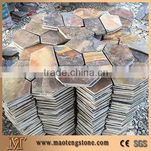 Cutural Rust Slate Paver Tile Dragonfly Stepping Stone thumbnail-1