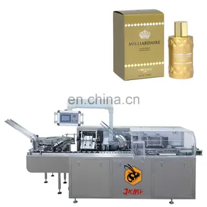 Full Automatic Cosmetic Perfume Bottle Jar Small Box Cartoning Packing Machine for Perfume thumbnail-1