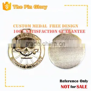 3D Custom Logo Sport Medal Sport Medallion Custom Gold Medals thumbnail-1