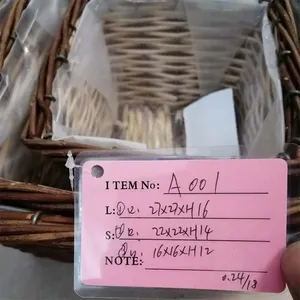 Hot Sale Square Shape Garden Willow Flower Basket thumbnail-1