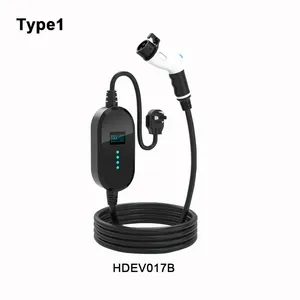 Portable Electric Vehicle Charger ,With N5-15P,N6-50P,N6-30P,N14-50P Plugs,J1772(Type1) Connector HDEV017 thumbnail-3
