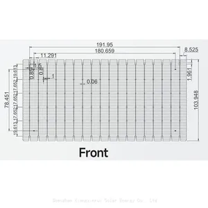 XXR High-Efficiency Solar Cell Ultra-high Conversion Efficiency G12-18BB Series Heterojunction (HJT) Solar Cell thumbnail-3