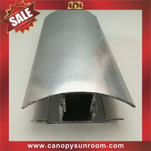 Excellent Aluminum Buckle Snap Connector Profile for Hollow Polycarbonate pc Sheet for Sale thumbnail-1