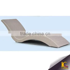 Hotel Swimming Pool Rattan Lounger Sun Bed Beach Chair Rattan Furniture thumbnail-3