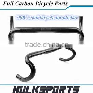 Top Quality Toray T700 Full Carbon 400/420/440mm Road Bicycle Handlebar 700C Road Bicycle Handlebar thumbnail-1