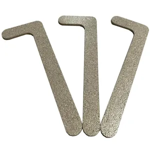 3 Pcs“L-Shape”Titanium Metal Powder Sintered Filter Plate Ultra Fine Body Filter Plate Small Precision Porous Titanium Plate thumbnail-2
